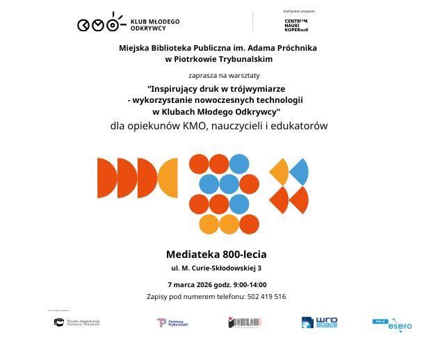 Warsztaty dla opiekunów w regionie łódzkim!